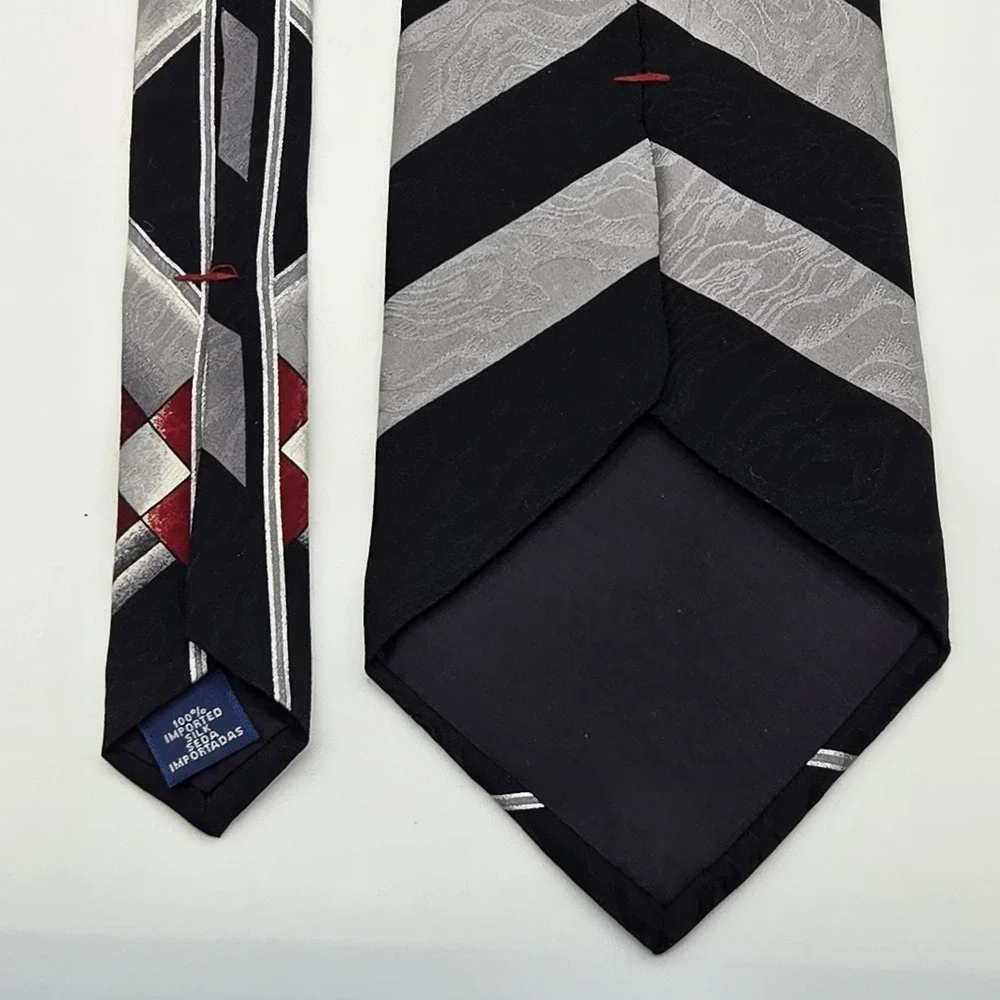 Conte di‎ Milano Silk Tie Mens Geometric Designer Formal Dress Neckwear 58x4